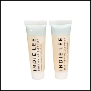 2 x Indie Lee Brightening Cleanser 1 fl oz / 30 ml Travel Size